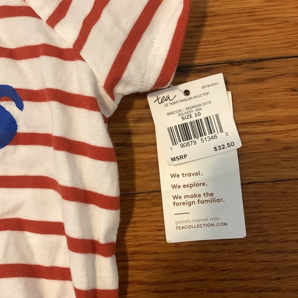 Striped Tea Collection Tunic | Size 10 - Picture 3 of 4